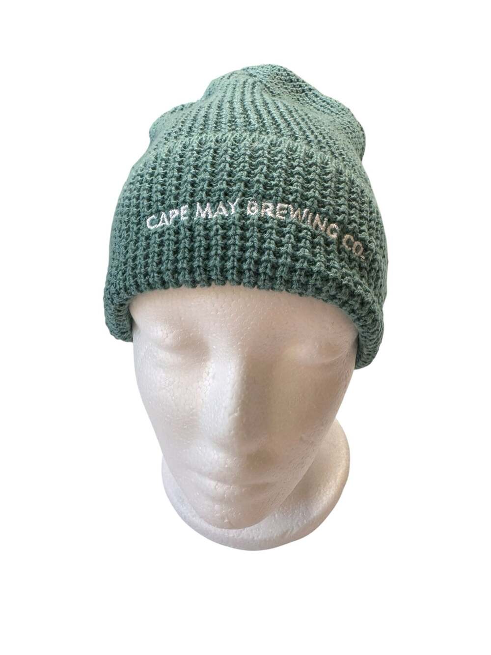 Cape May Brewing Company Soft Knit Beanie Seafoam Green Unisex One Size Adult